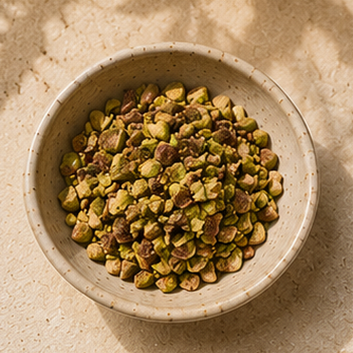 Crushed pistachio
