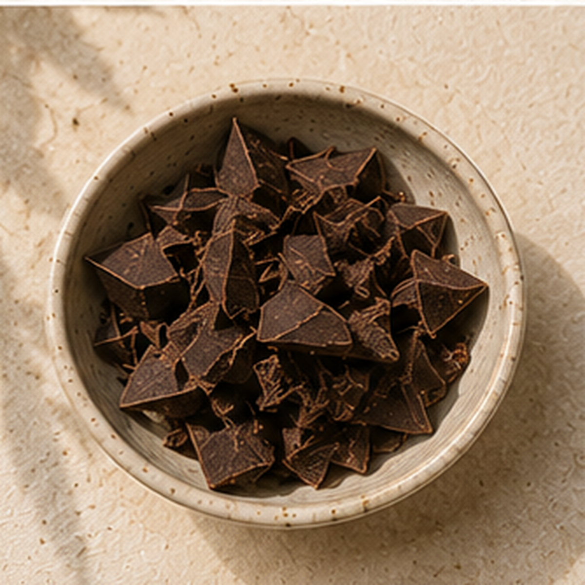 Dark chocolate crunch
