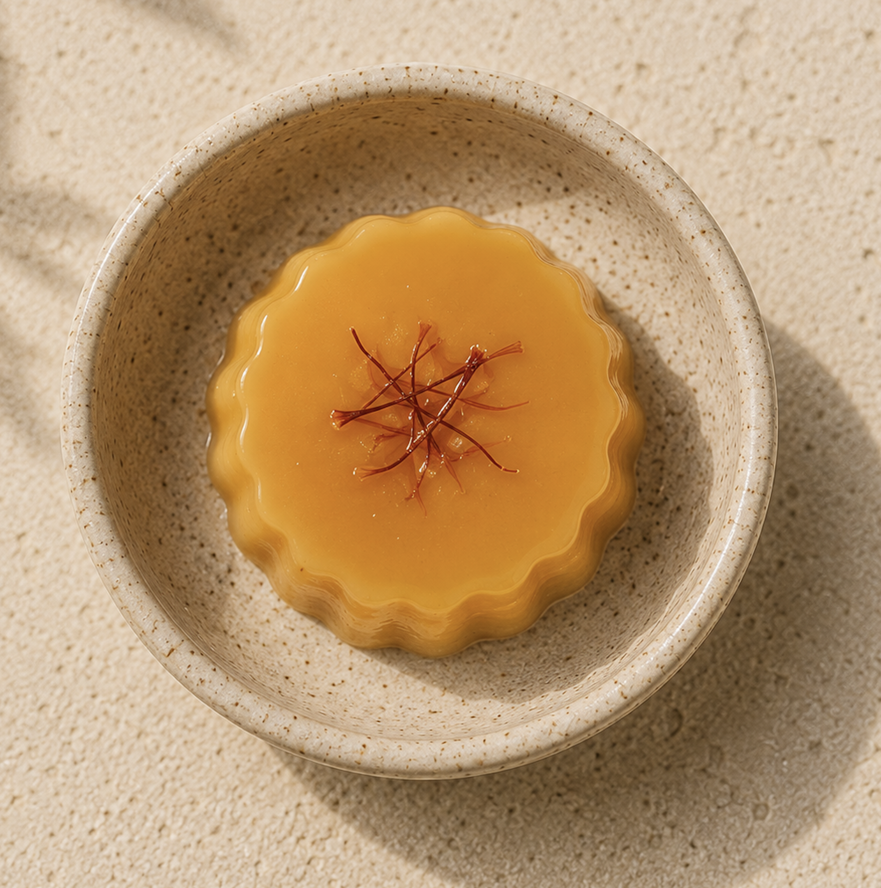 Saffron jelly